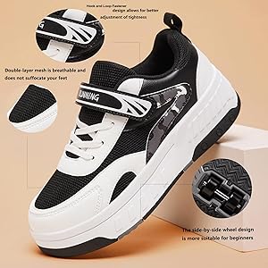 靴 funnyticketLemaire Amazon.com : ANEFUN Summer Breathable Mesh 4-Wheel Kids
